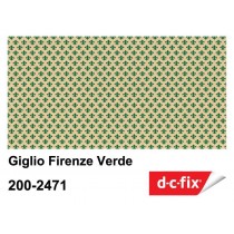 PLASTICA ADESIVA DC-FIX Giglio Firenze verde