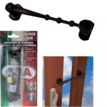 Blocca finestra ferma persiane interno limitatore apertura Block-Air Bronzato   - Blocca e limita l’apertura delle finestre e pe