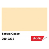 PLASTICA ADESIVA DC-FIX Sabbia opaco - Pellicola adesiva in rotolo alta 45 cm x 15 mt di sviluppo, venduta a metraggio con un’