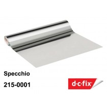 PLASTICA ADESIVA DC-FIX Specchio   - Pellicola adesiva in rotolo alta 45 cm x 15 mt di sviluppo, venduta a metraggio con un’ampi