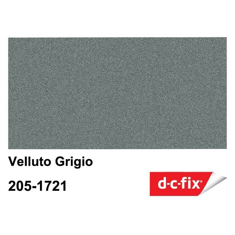 Buy PLASTICA ADESIVA DC-FIX VELLUTO grigio 