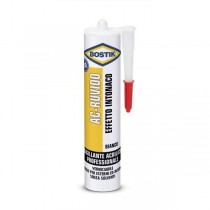 SILICONE "AC-RUVIDO" EFFETTO INTONACO 300ml BOSTIK - Sigillante plasto-elastico a base di una dispersione acrilica a struttura