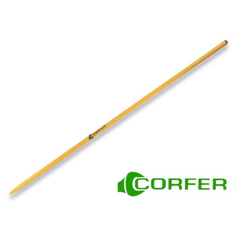 Manico rastrello in fibra 150cm - Manico rastrello In fibra di vetro 150 cm, diam. 18-28 mm