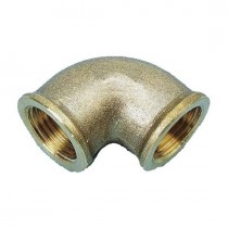 GOMITO 90° OTTONE FILETTATO FF 3/4" IBP BANNINGER ITALIA - Raccordi ad avvitare in ottone (filettatura cilindrica) Realizzati s