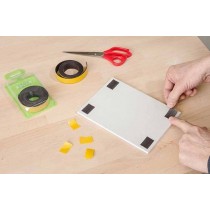 NASTRO ADESIVO CALAMITATO 20mm x 1,5 metri - Il nastro magnetico autoadesivo è l'ideale per fissare oggetti non magnetici (ad 