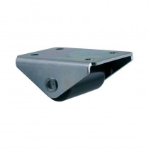 Ruota fissa a rullo con supporto per mobili BRICOITALIANO - Ruota fissa per mobili con piastra Ø Ruota RD 23 mm Portata 25 kg S