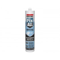 ADESIVO SIGILLANTE MS POLYMER IBRIDO FIX ALL CRYSTAL 290ml - Adesivo-sigillante 100% cristallino basato sulla tecnologia SMX H