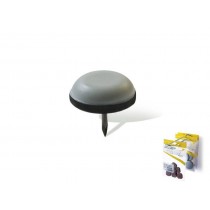 SCIVOLI SOTTOPIEDI IN TEFLON CON CHIODO Ø 20mm 8 pezzi   - Gli scivoli sottosedia garantiscono silenziosità, comfort e capacità 