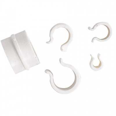 CLIPS FISSAGGIO SERRE, TELI E RETI 10 pezzi VERDEMAX - Clips fissaggio serra Per fissare teli di forzatura e reti antigrandine 