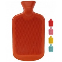 BORSA ACQUA CALDA IL COCCIO 2lt in gomma naturale   - Borsa dell'acqua calda in gomma naturale con zigrinature pensate per ridur