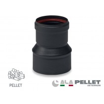 MAGGIORAZIONE PELLET AETERNUM PORCELLANATA Ø F 80 - M 100 ALA spa - Canali da fumo per stufe a pellet, in acciaio, ad alto spes