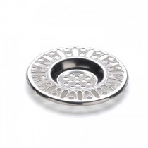 GRIGLIA LAVELLO Ø 80mm IN ACCIAIO INOX - Griglia lavello in acciaio Inox.