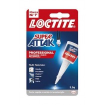 ADESIVO SUPER ATTAK PROFESSIONAL 5,5g HENKEL - Adesivo istantaneo liquido di facile applicazione grazie allo speciale beccuccio