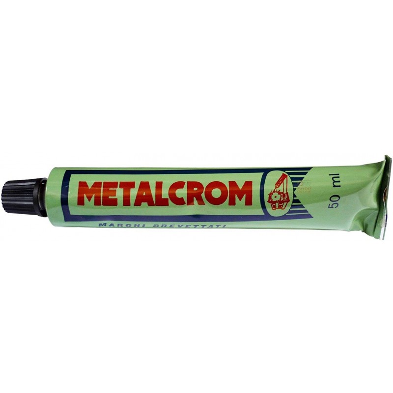 Buy Crema pasta lucidante per metalli Metalcrom 50ml BRUNITO 
