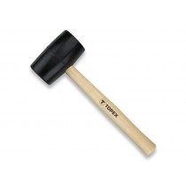 MAZZUOLA GOMMA NERA 450g TOPEX TOPEX - Mazzuola in gomma nera TOPEX Diametro 58 mm Lunghezza 340 mm Peso 450 g