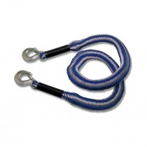 FUNE ELASTICA DA TRAINO AUTO GANCIO CORDA KG 1800 MISTRAL - Corda Fune elastica rifrangente adatta per trainare con ben due gan