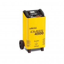 CARICABATTERIE CARRELLATO CON AVVIATORE RAPIDO DECA CLASS BOOSTER 4500E DECA  -  Può caricare batterie con capacità da 35 a 600 