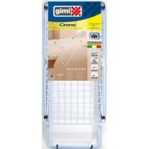 STENDIBIANCHERIA CAVALLETTO Mod. CRONO GIMI - Materiale: alluminio e acciaio Spazio di stenditura: 20 mt Dimensioni aperto (LxP