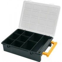 CONTENITORE PORTAMINUTERIA 24x19x6cm Art.3350 - Art. 3350 in materiale termoplastico antiurto con 9 scomparti. Dimensioni cm 2