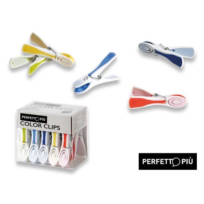 Buy MOLLETTE BUCATO PERFETTOPIÙ Color Clips 10 pezzi 