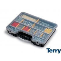CONTENITORE PORTAMINUTERIE "PRO ORGANIZER 16" 39,5x30,5x6cm Terry - Portaminuterie a 5 scomparti con coperchio trasparente a do