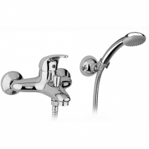 MISCELATORE VASCA con flessibile 1,50cm e doccetta EUROMIX TM MIXER DI TOLLIN MASSIMO - Miscelatore monocomando gruppo vasca es