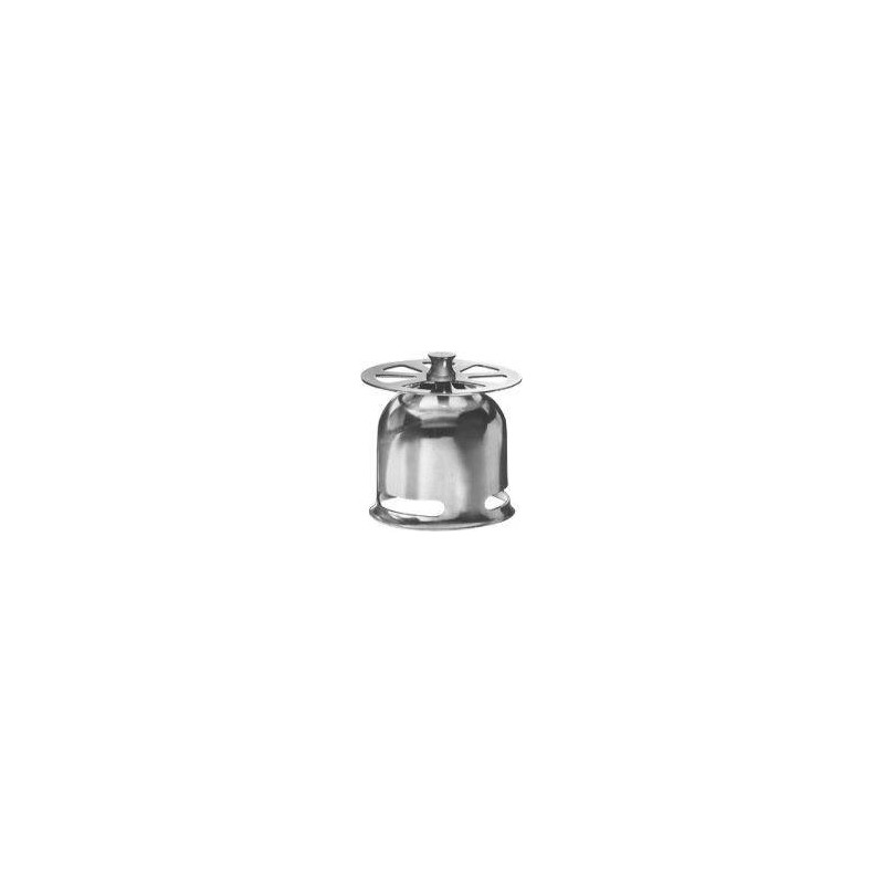 Campanella cestello per piletta inox per lavello Tipo BASSO - Altezza 36 mm Diametro 40 mm