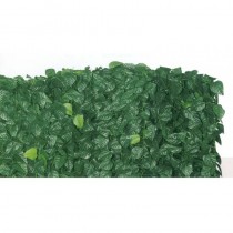 Siepe sempreverde decorativa finta artificiale con rete ombreggiante foglia LAURO sintetica H 150cm - Siepe decorativa con fog