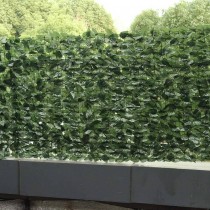 Buy Siepe sempreverde decorativa finta artificiale con rete ombreggiante foglia LAURO sintetica mt 3x1,5 