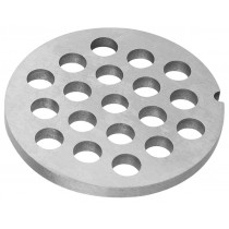 DISCO PIASTRA PER TRITACARNE MANUALE N 5 - varie misure - REBER  - Disco piastra per Tritacarne REBER N° 5 per uso professionale