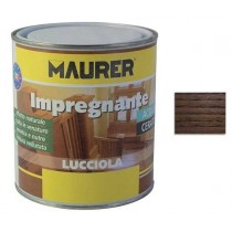 Impregnante per legno all'acqua effetto cerato MAURER 2,5 lt Noce scuro MAURER - Impregnante effetto cerato per legno all'acqua