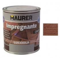 IMPREGNANTE EFFETTO CERATO SINTETICO 750ml Mogano MAURER - Impregnante cerato sintetico ad effetto cera, per interni ed esterni
