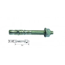 TASSELLO MBN CE II 10x90 in acciaio zincato con dado MAURER - Tassello meccanico con elevatissimi carichi: fascetta e cono di e