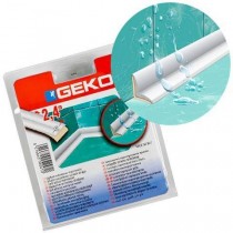 SIGILLANTE AUTOADESIVO IMPERMEABILE SANY 22mm x 2,4mt GEKO - Sigillante adesivo Per vasca da bagno, pavimento doccia, lavabo, l