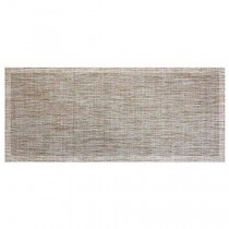 TAPPETO INTRECCIATO EFFETTO MELANGE 50x280cm - Tappetino textilene sopra, PVC sul retro. Trama effetto tessuto melange.