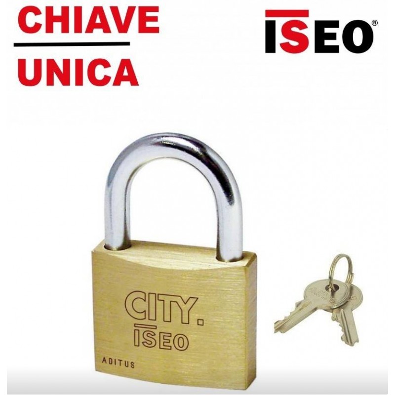 Buy LUCCHETTO OTTONE ISEO A CHIAVE UNICA KA 60mm 
