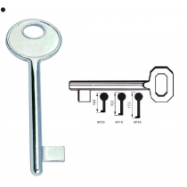 Chiave patent passepartout SINISTRO Tipo Lungo PP27GS | 6P3S - Chiave dal design moderno, elegante ed esclusivo, e dalla forma