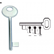 Chiave patent passepartout DESTRO Tipo Corto PP27PD | 6P2D - Chiave dal design moderno, elegante ed esclusivo, e dalla forma e
