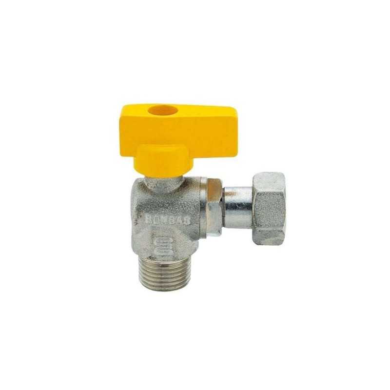 RUBINETTO SQUADRA METANO-GPL 1/2"M x 1/2"F con girello BONOMINI SRL - Adatta a ogni tipo di impianto idraulico, di riscaldament RUBINETTO SQUADRA METANO-GPL 1/2"M x 1/2"F con girello BONOMINI SRL - Adatta a ogni tipo di impianto idraulico, di riscaldament