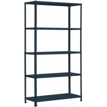 SCAFFALATURE KIT LAMIERA GRIGIO MARTELLATO PESANTI 100x40 CON RINFORZO - 