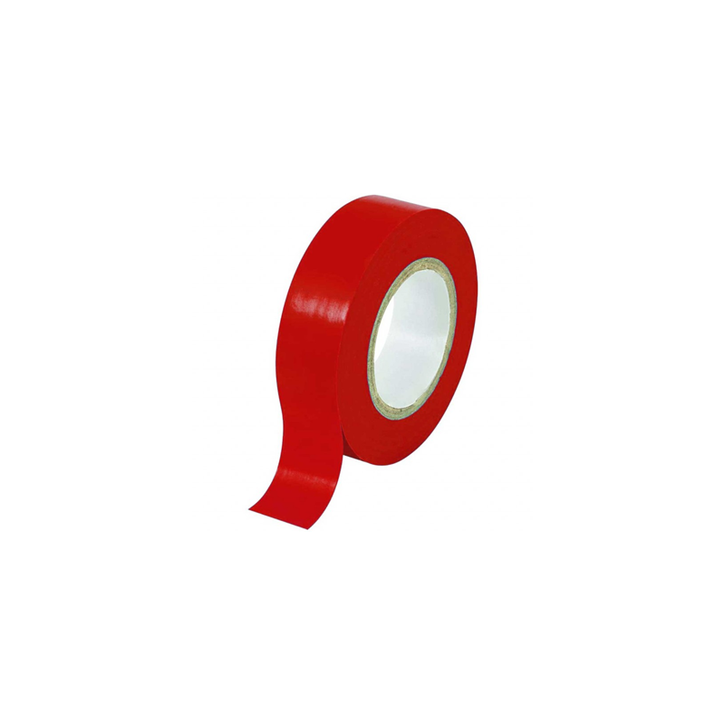 Buy Nastro isolante antifiamma da elettricista Rosso 15 mm x 10 mt per isolare fili, cavi elettrici e di telecomunicazione 