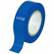 Nastro isolante antifiamma da elettricista Azzurro 19 mm x 25 mt per isolare fili, cavi elettrici e di telecomunicazione   - Nas