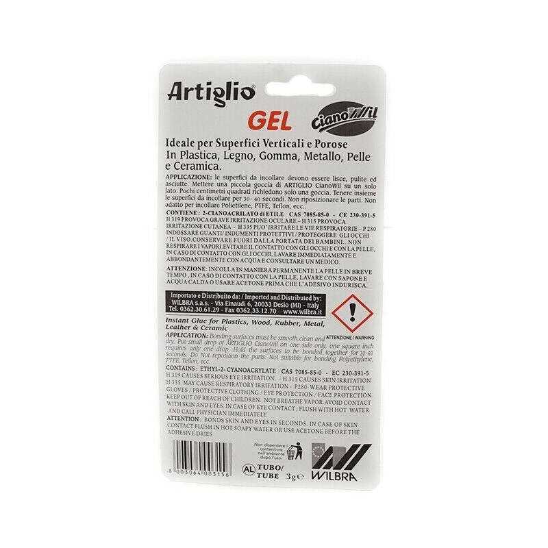 Buy COLLA ADESIVO CIANOACRILATO UNIVERSALE CIANOWIL GEL 5g 