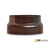Riduzione smaltata per tubi stufa legna MARRONE 10M-12F   - Riduzione per stufa In acciaio smaltato
Colore MARRONE