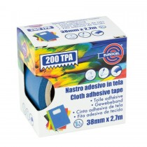 NASTRO ADESIVO IN TELA PLASTIFICATO TPA 38mm x 2,7mt BLU EUROCEL - Nastro adesivo telato EUROCEL® è un nastro Premium ideale pe