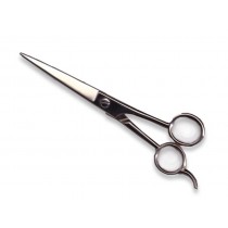 FORBICI CON CODOLO PER PARRUCCHIERI IN ACCIAIO NICHELATO 7" 180mm 3M - 