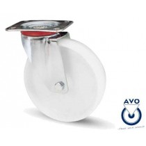 RUOTA 118BIS NYLON CUSCINETTO GIREVOLE 100x30mm AVO - 