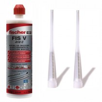 ANCORANTE CHIMICO FISCHER FIS V 410 C - Ancorante chimico ad iniezione da utilizzare con: Barre filettate  Bussole filettate i