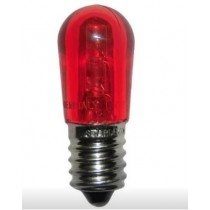 Lampadina di ricambio per festoni illuminazioni di natale - ROSSO BRICOITALIANO - 