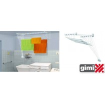 Stendipanni stendibiancheria a soffitto/parete LIFT 80cm, capacità 4,8 metri GIMI - Per parete e soffitto, acciaio trattato con